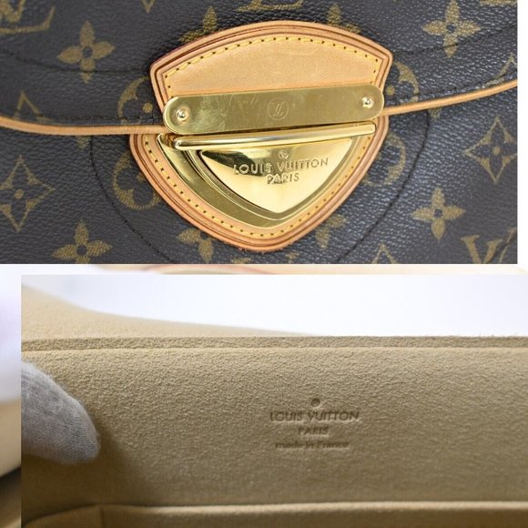 LOUIS VUITTON Logo Beverly MM Shoulder Bag Monogram Leather - Picture 4 of 13